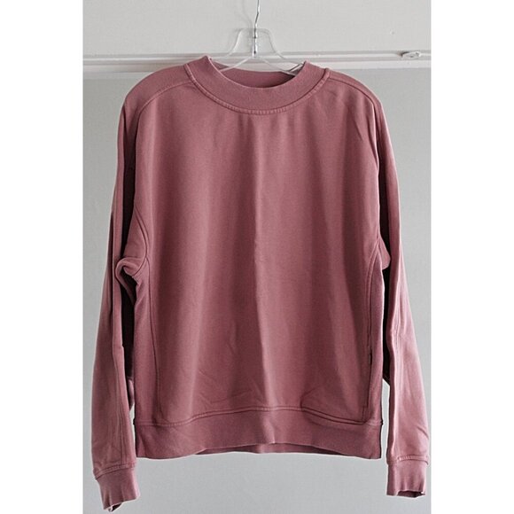 Lululemon - sz 10 - Chill On Pullover in Quicksand (Mauve Pink), Terry Sweatshir - Picture 12 of 12